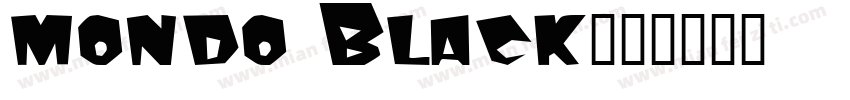 mondo Black字体转换